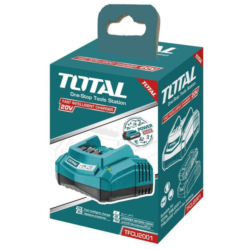 Cargador Inteligente Carga Rapida 20v Base Linea - Total