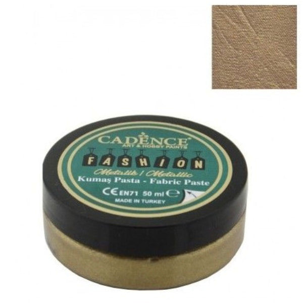 Pasta Textil Metalizada Oro Antiguo - Cadence (50ml)