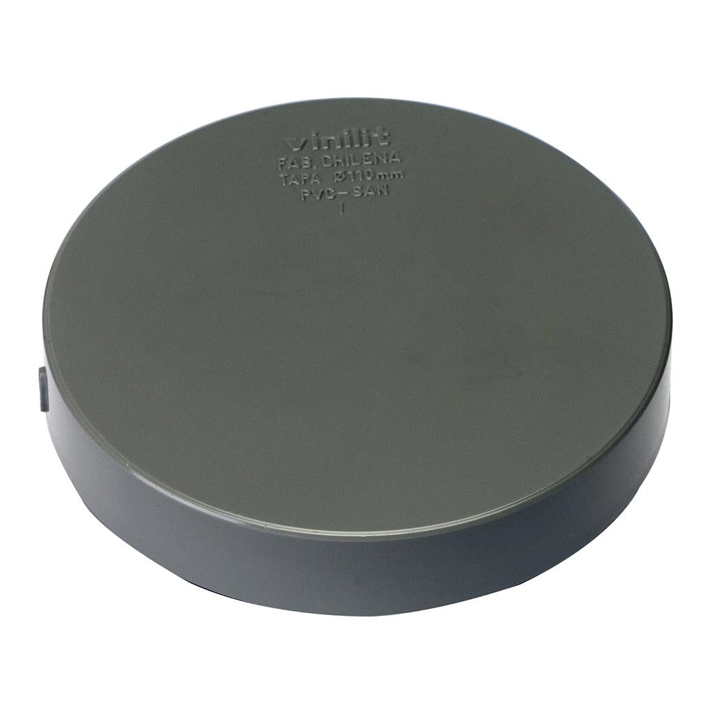 Tapa Tubo Sanitario 110 (Gris - Vinilit)