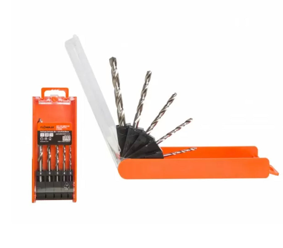 Set Broca P/Metal 5 Pzas Flowmak
