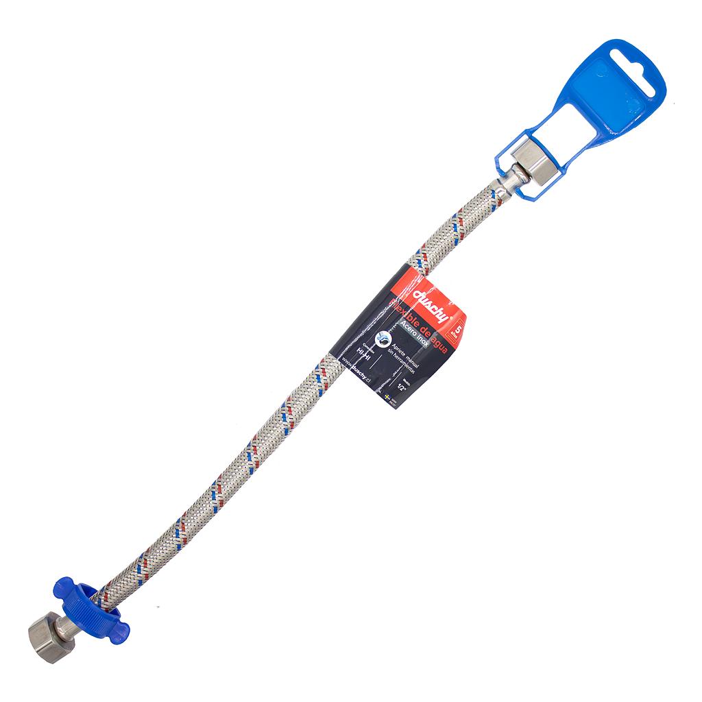Flexible de Agua Hi-Hi 1/2" 40cm Acero Inox