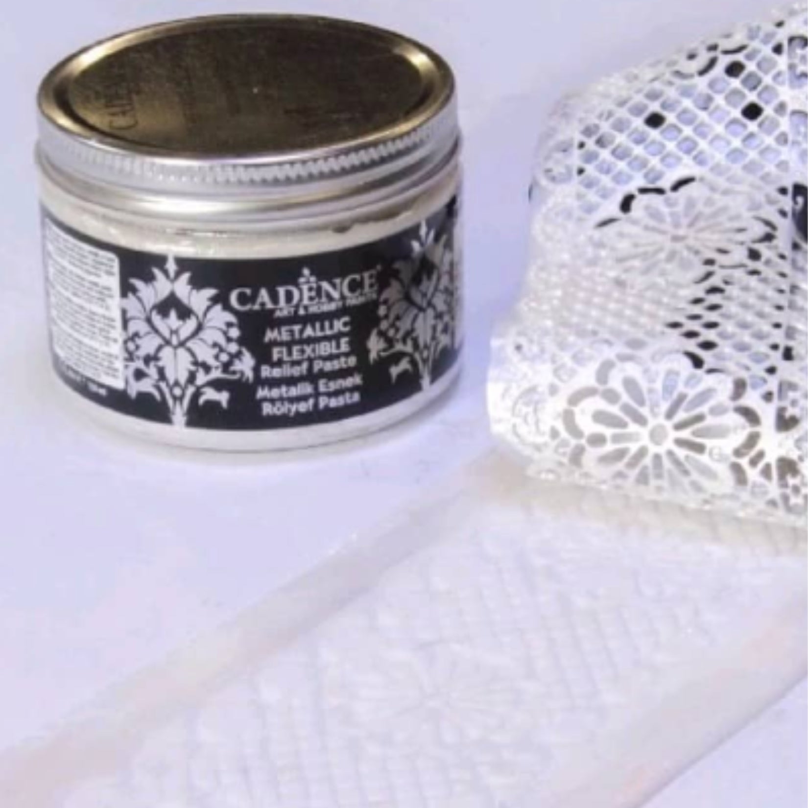 Pasta Flexible Metalica Silver - Cadence (150ml)