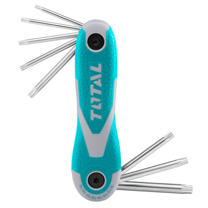Juego Llave Hexagonal Torx Estrella 8 Piezas - Total