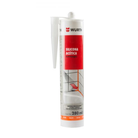 Silicona Acetica Blanca Wurth 280 Ml