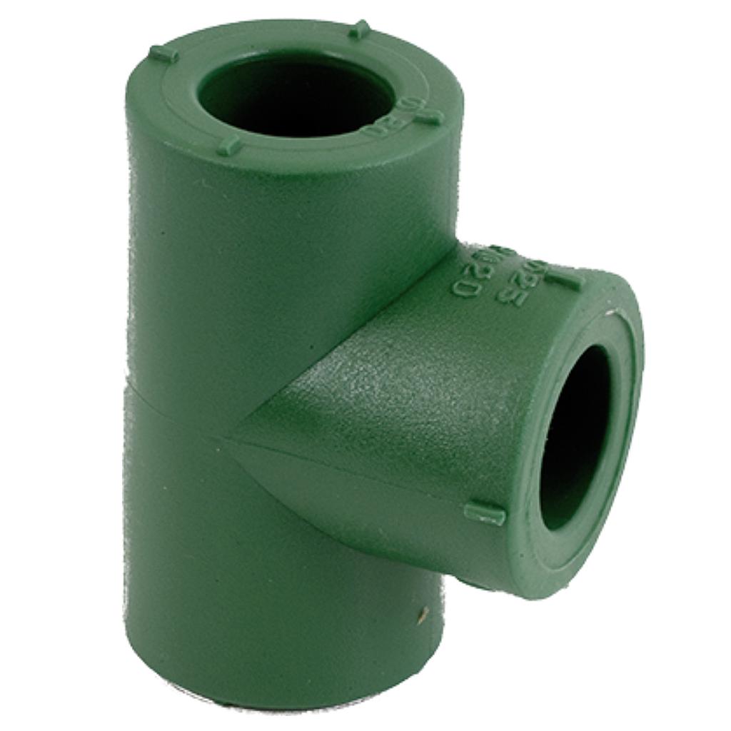 Tee Ppr Reducción 90x90x75 (Verde -Vinilit)