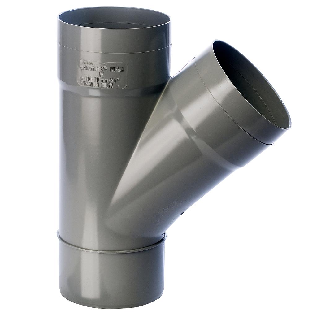 Vee Pvc Sanitario 75x75 Gris