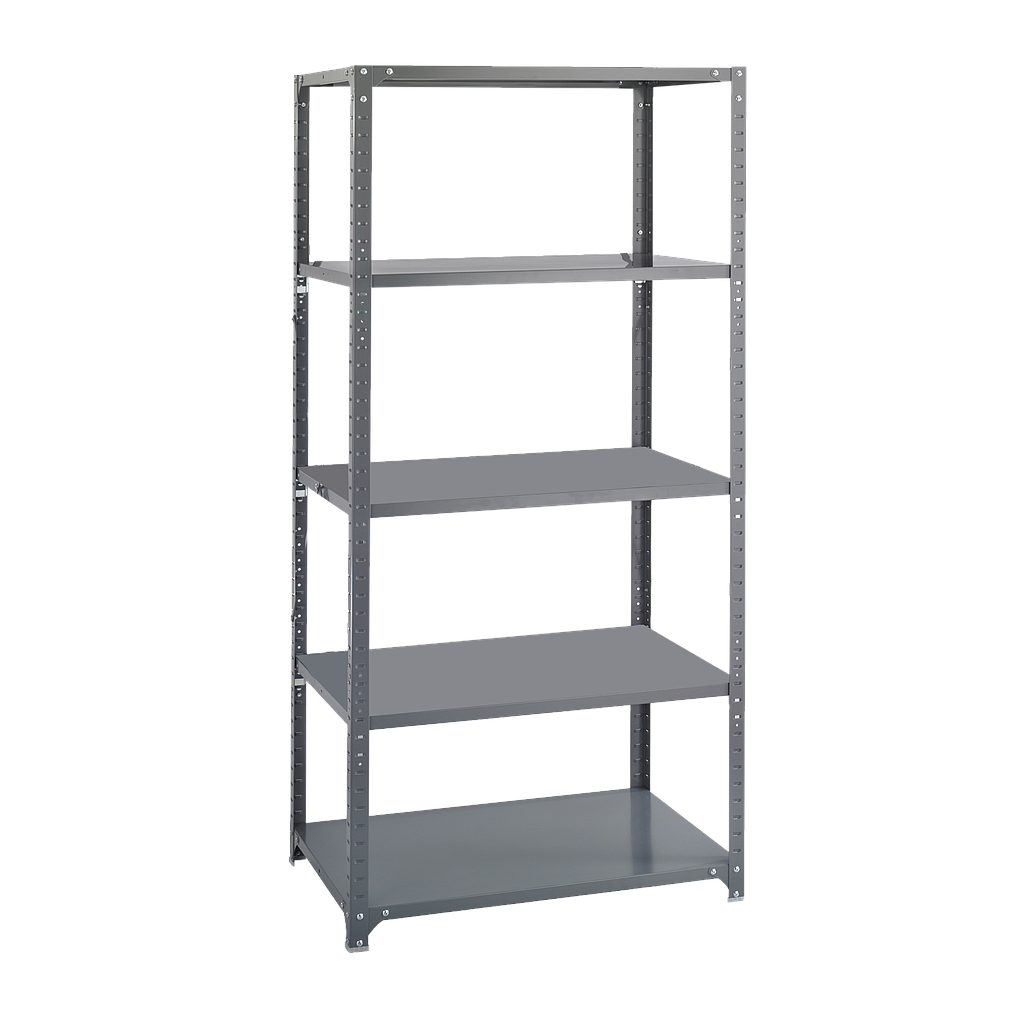 Estante Metalico De Bodega  90x200x50 (80kg/bandeja)