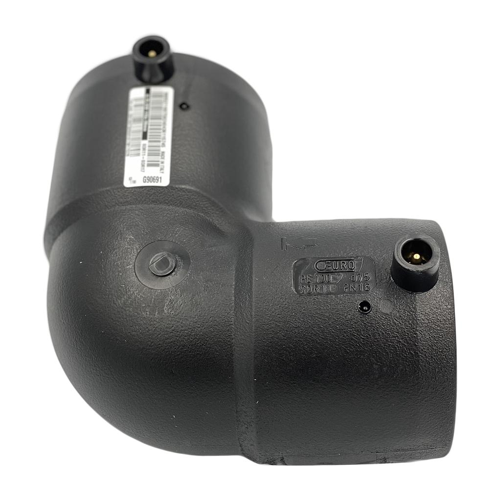 Codo Ef Hdpe 75x90° Pn16