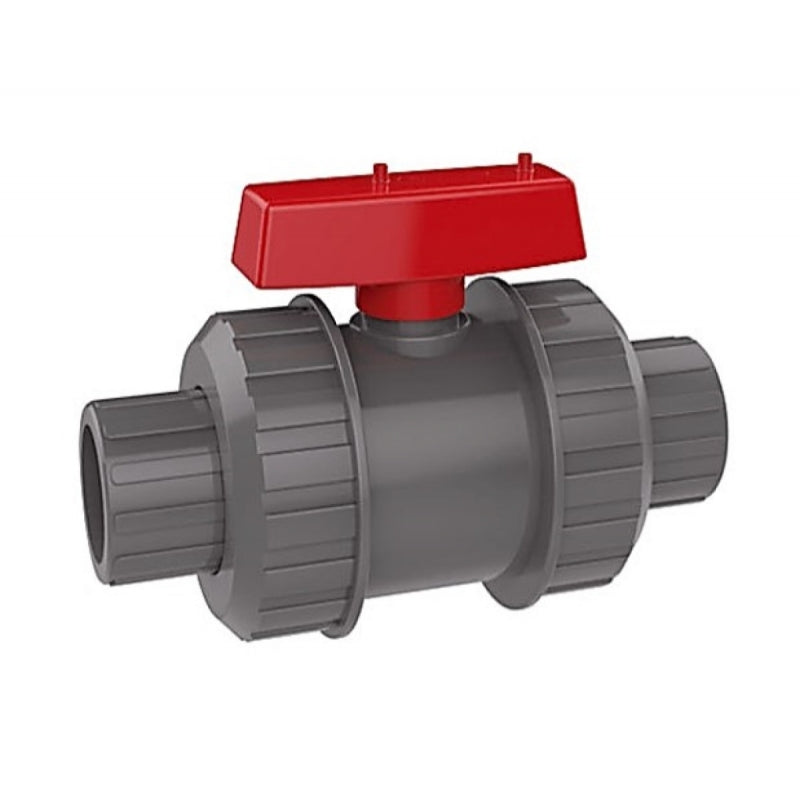 Válvula Bola Pvc 2ua Cem 50 Pn10 (Flowmak)