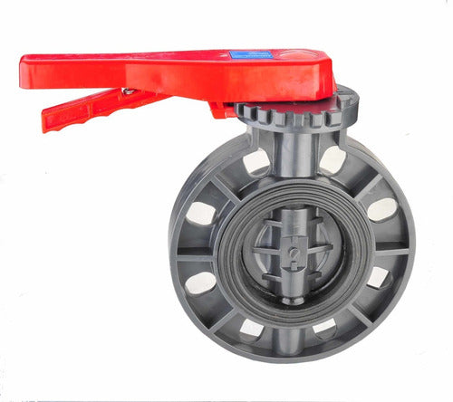 VÁLVULA Mariposa Pvc 75-21/2" Pn10 Epdm