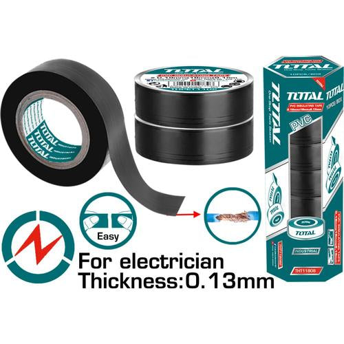 Cinta Aislante 18 Mm Espesor 0,13 Mm - Total