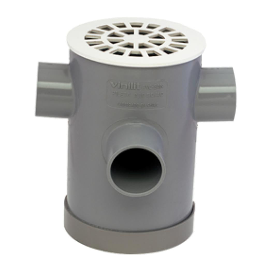 Pileta MÚLTIPLE 110x50/40 C/Rejilla (Gris - Vinilit)