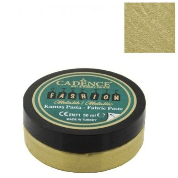 Pasta Textil Metalizada Oro - Cadence (50ml)