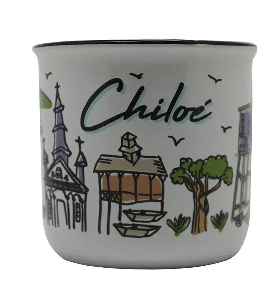 Tazon 12 Oz Vintage Chile Collection C/Caja Glasso