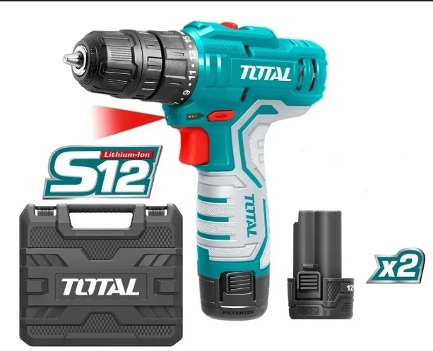 Taladro Inalambrico 12V 10MM+2 Bateria 1,5Ah +1 Cargador (SS)