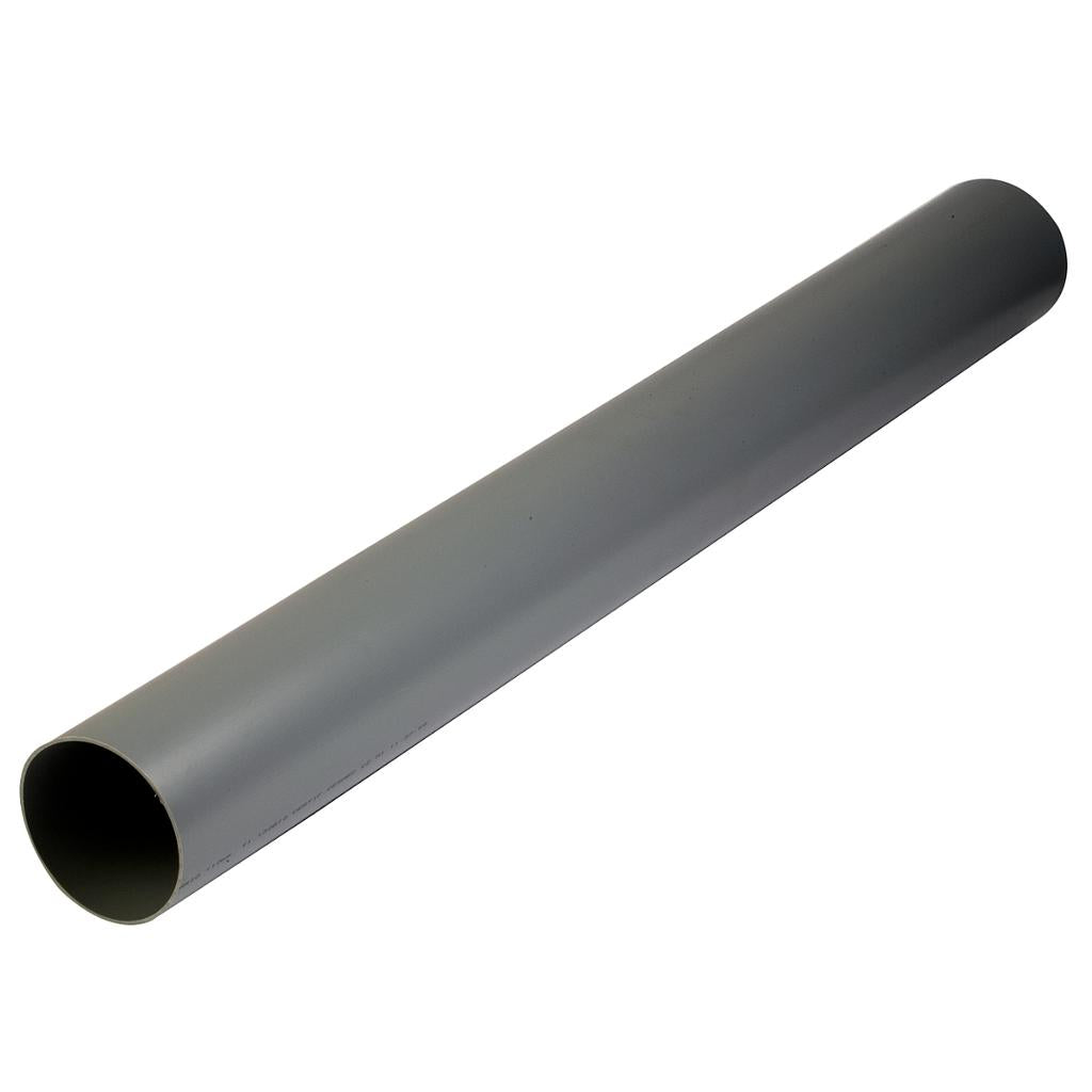 Tubo Pvc Sanitario Reforzado 40x6000 Gris (Tehmco)