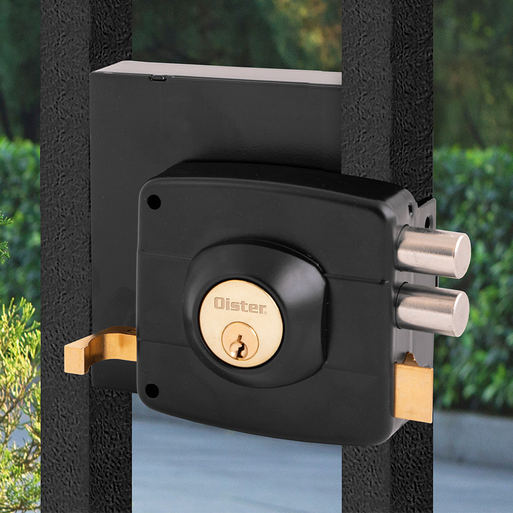 Cerradura Sobreponer Oister 111 Negro