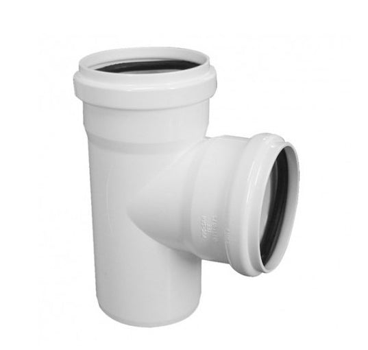 Tee Pvc Sanitario 110x110 Cg (Blanco - Hoffens)