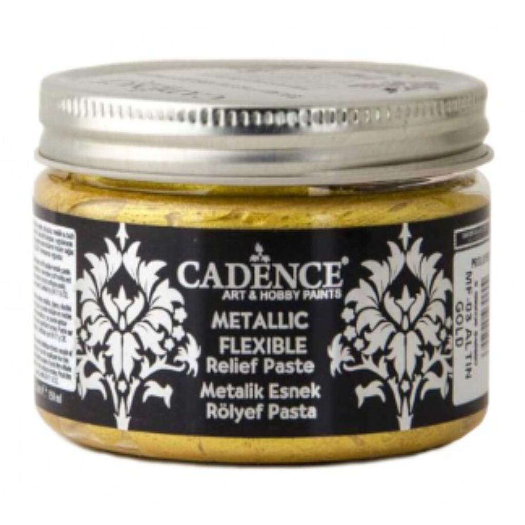 Pasta Flexible Metalica Gold - Cadence (150ml)