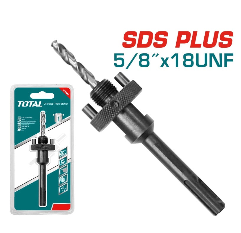Adaptador Para Broca Copa Circular 5/8"-18unf 1-1/4"(32 Mm) A 8-17/64"(200 Mm)