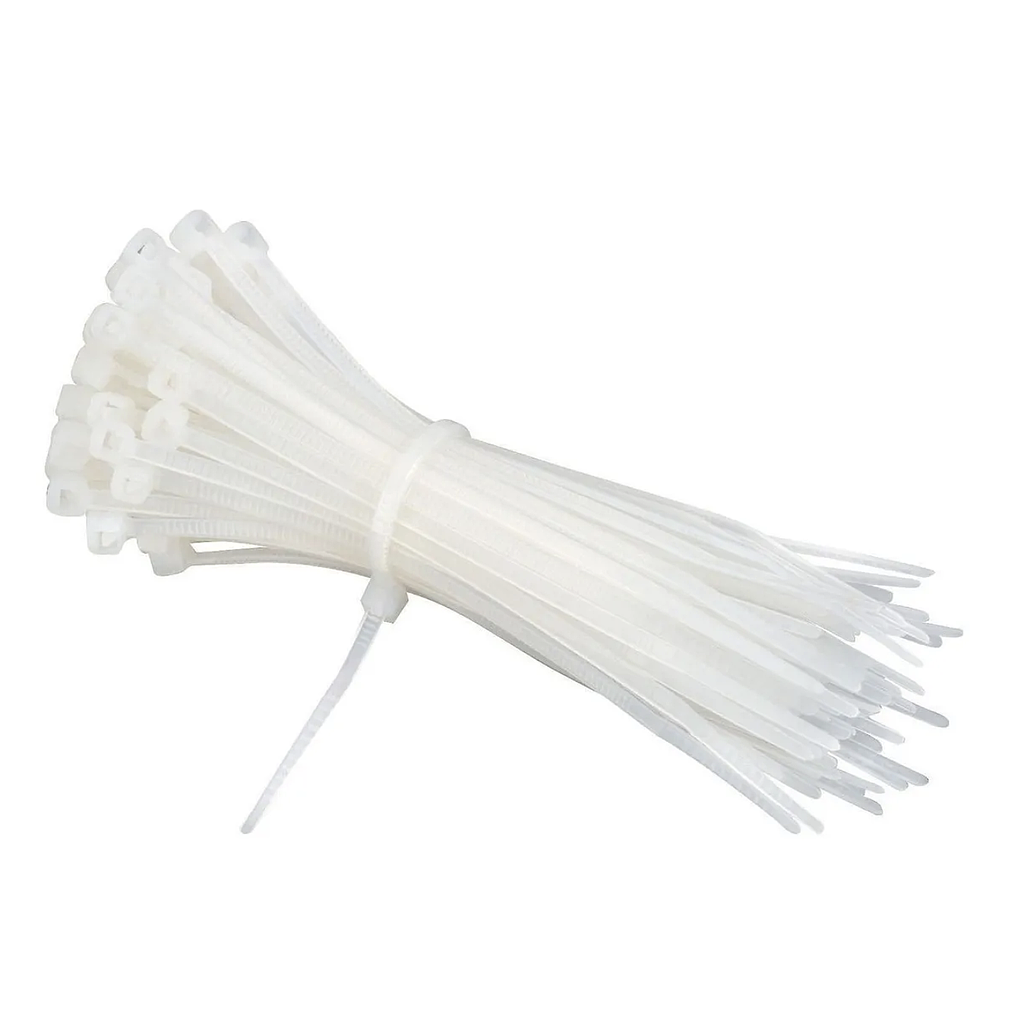 Amarras Plasticas Transparente 4,8 X 250 Mm (Unidad)