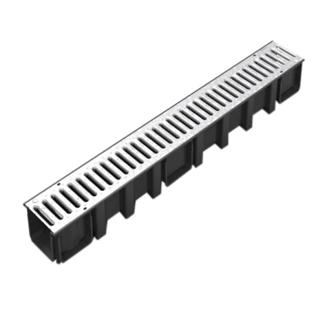 Set Canaleta Con Rejilla Galvanizada Peatonal A15