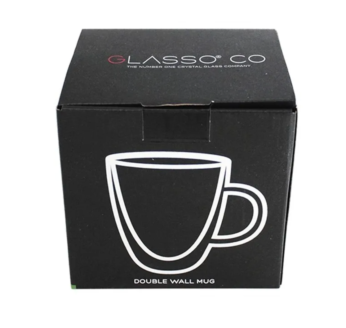 Tazon Vidrio Doble Pared 470 Ml Glasso