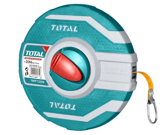 Cinta Metrica De Fibra De Vidrio 20m M/Ergonomico - Total