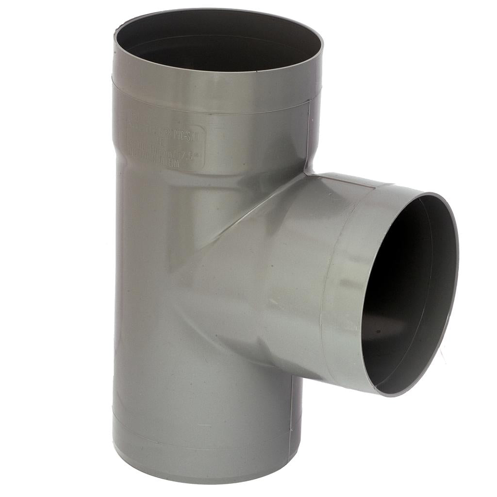 Tee Pvc Sanitario 110x40 (Gris - Vinilit)