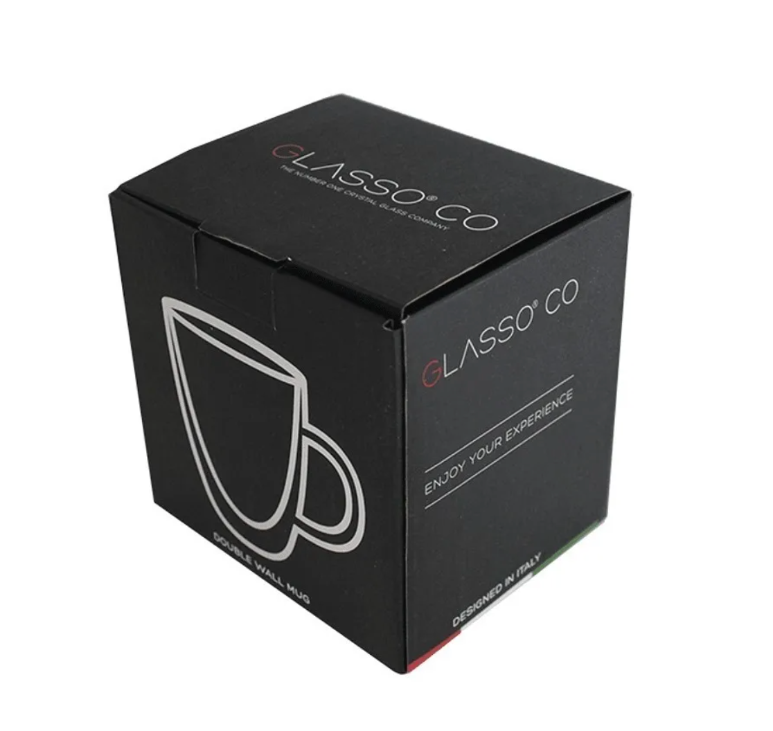 Tazon Vidrio Doble Pared 470 Ml Glasso