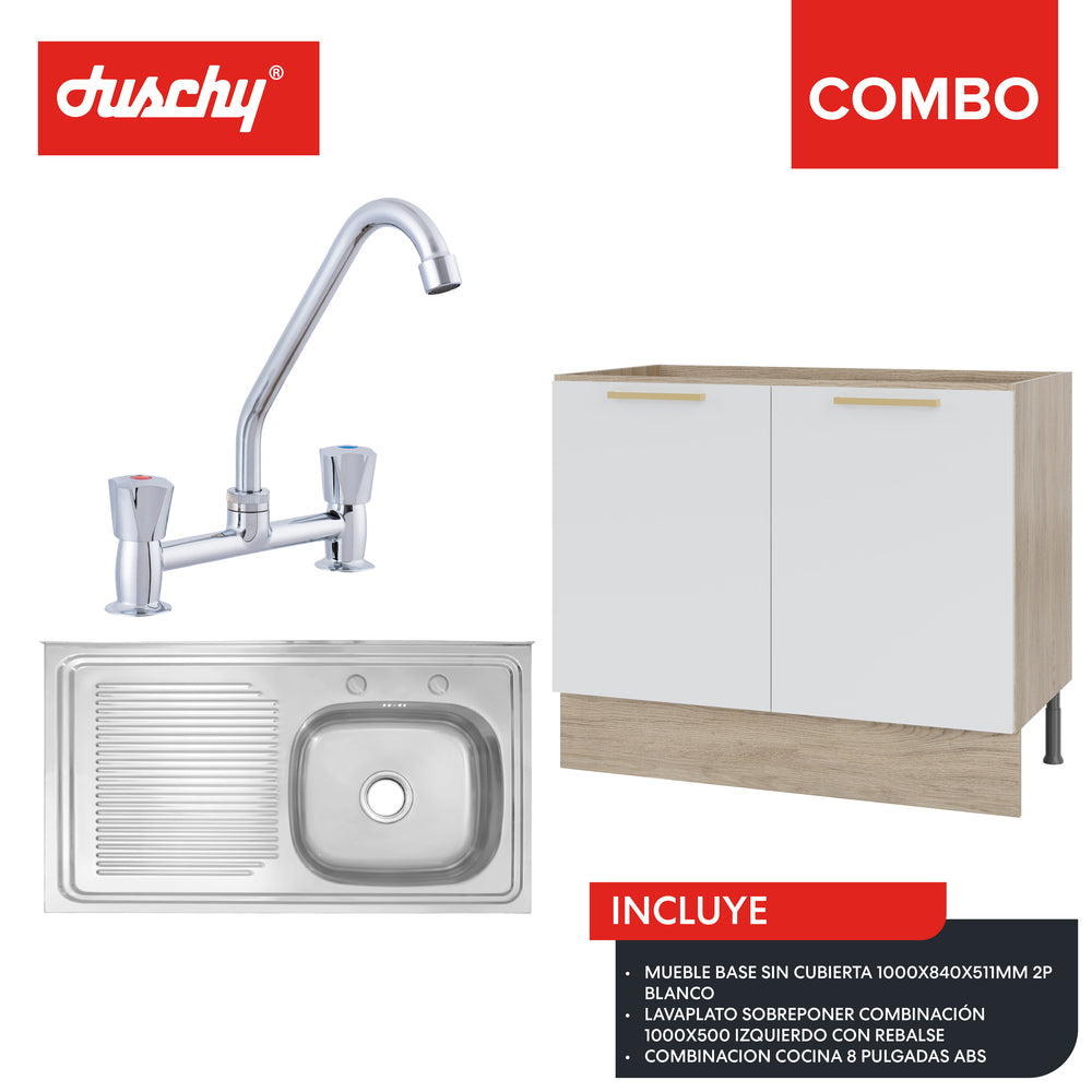 Combo Cocina Blanco Izquierdo 1000x840x511