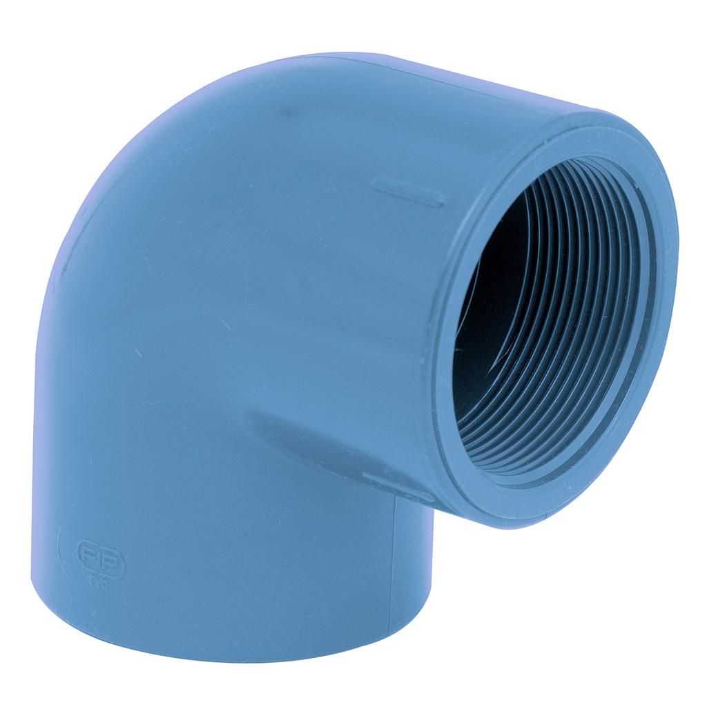 Codo Presión Cem/Hi 20x1/2x90 C10 (Celeste - Vinilit)