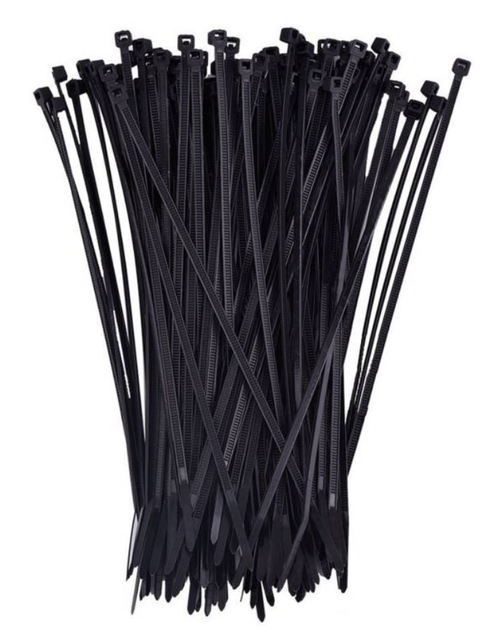 Amarras Plasticas Negra 12,6x 1000mm (Unidad)