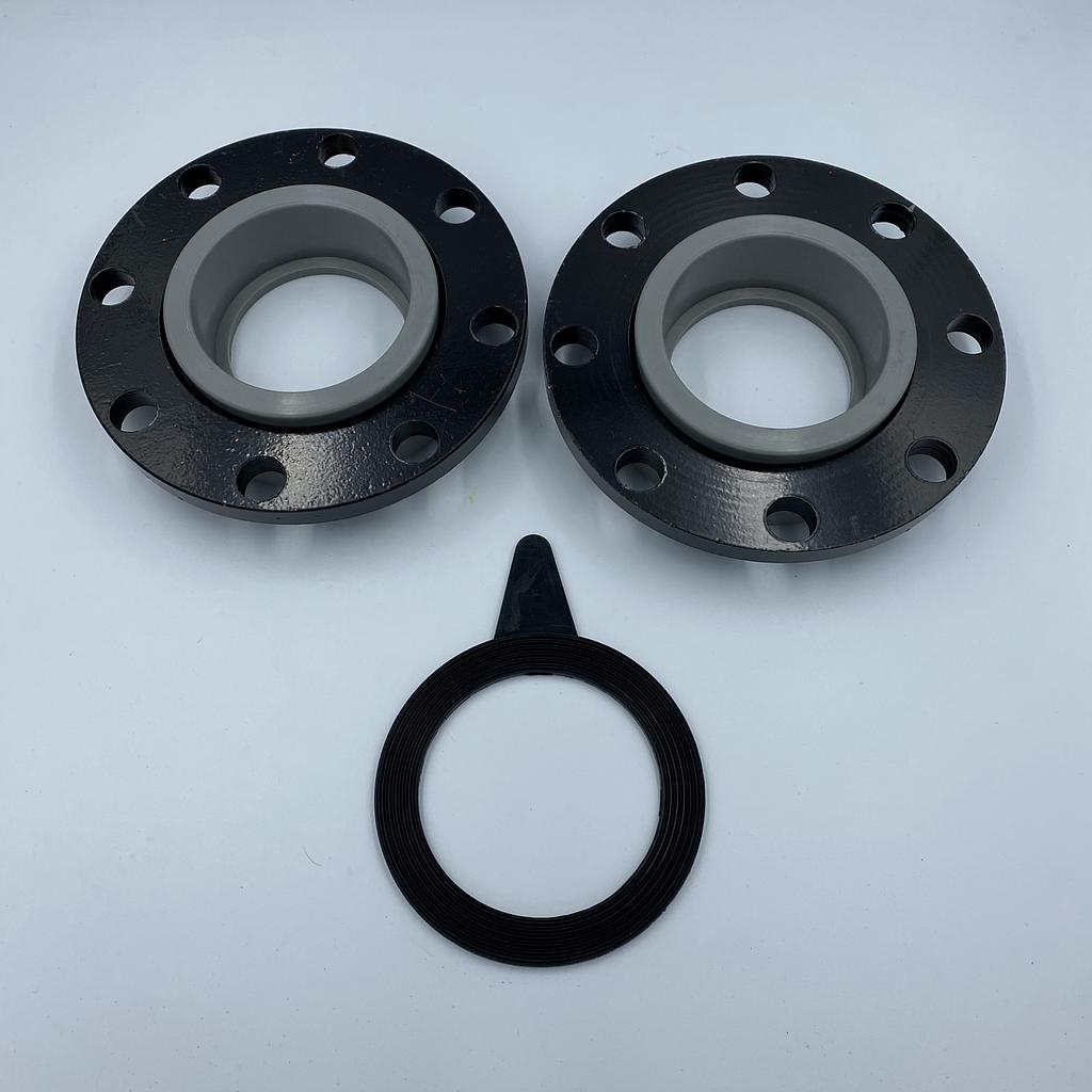 Kit Flange Metalico C/ Stub End Ppr Doble 110 Mm