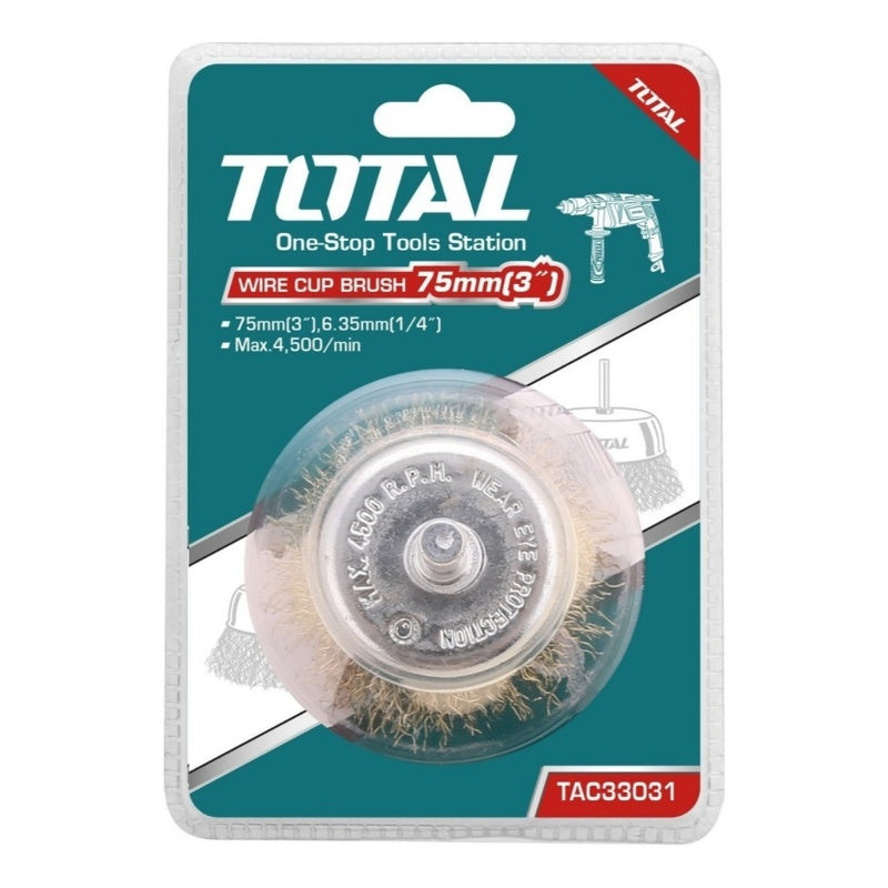 Grata Copa Taladro 3 Pulgadas (75 Mm) - Total