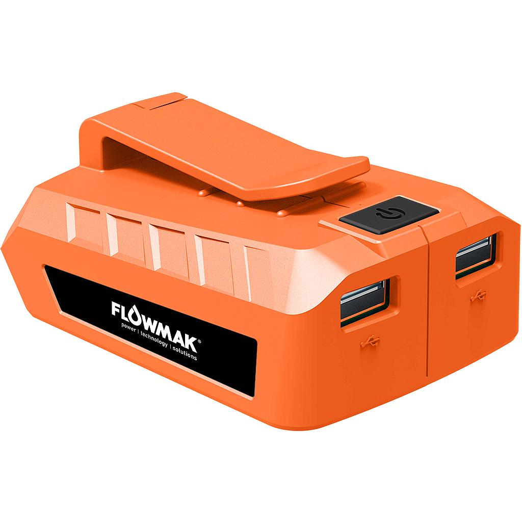 Adaptador Bateria Pto Usb Adp-01 - Flowmak