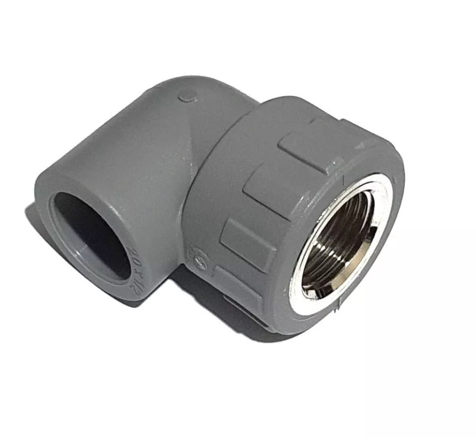 Codo Largo Ppr Hi 20x1/2x90 (Gris - Hoffens)