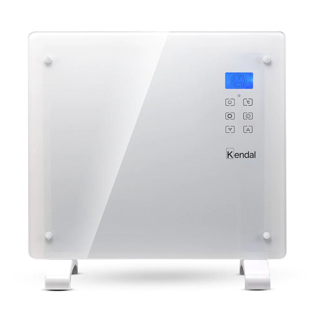 Estufa Panel Convector Vidrio Blanco Kendal Gh-10rm