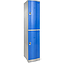 Locker Plastico Lkp 100-2 Azul Abs 2 Puertas