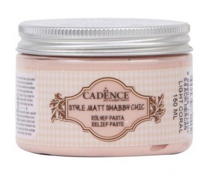 PASTA RELIEVE SHABBY CHIC SR06 LIGHT CORAL - CADENCE (150ML)